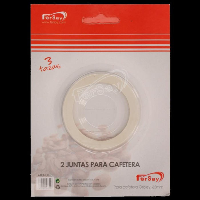 Junta Cafetera OROLEY 65mm 3 tazas