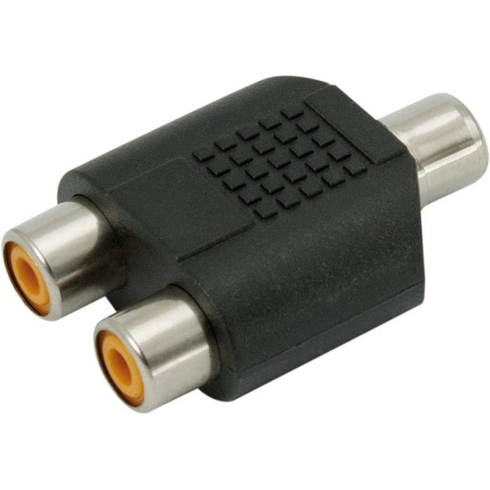 Adaptador RCA/H A RCA/H x2