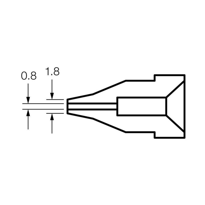 Punta HAKKO Soldador 0.8mm A-1002