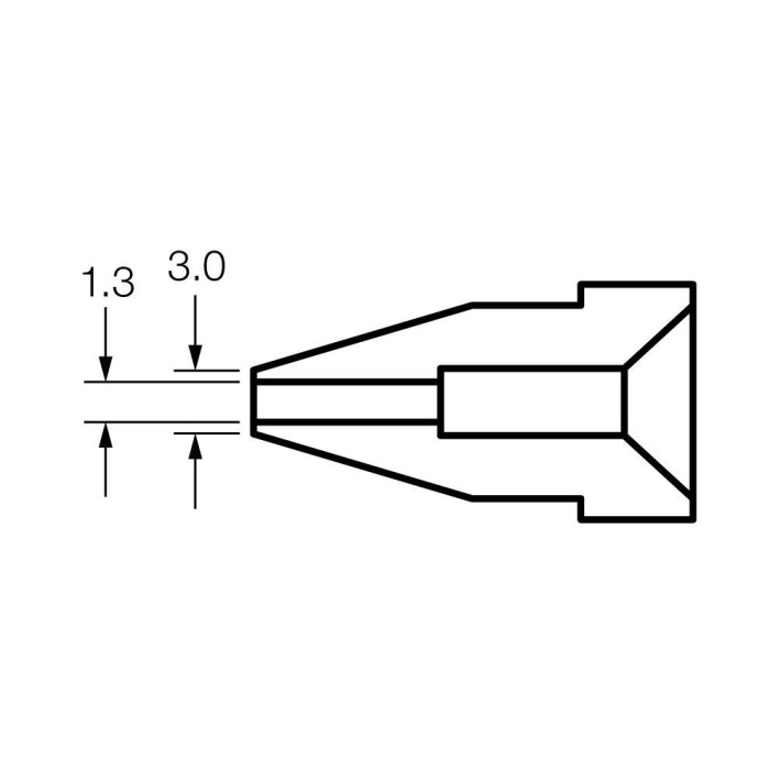 Punta HAKKO Soldador 1.3mm A-1006