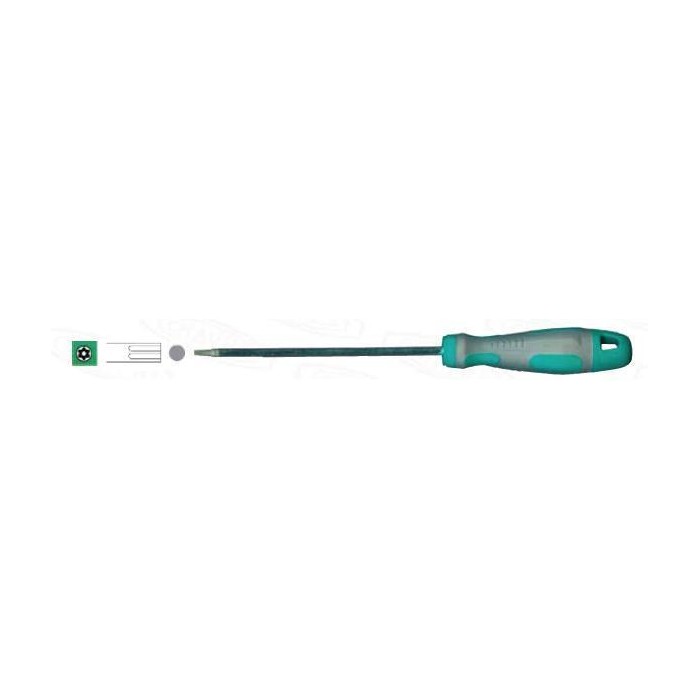 Destornillador TORX  T 6  3x  60  (Verde)