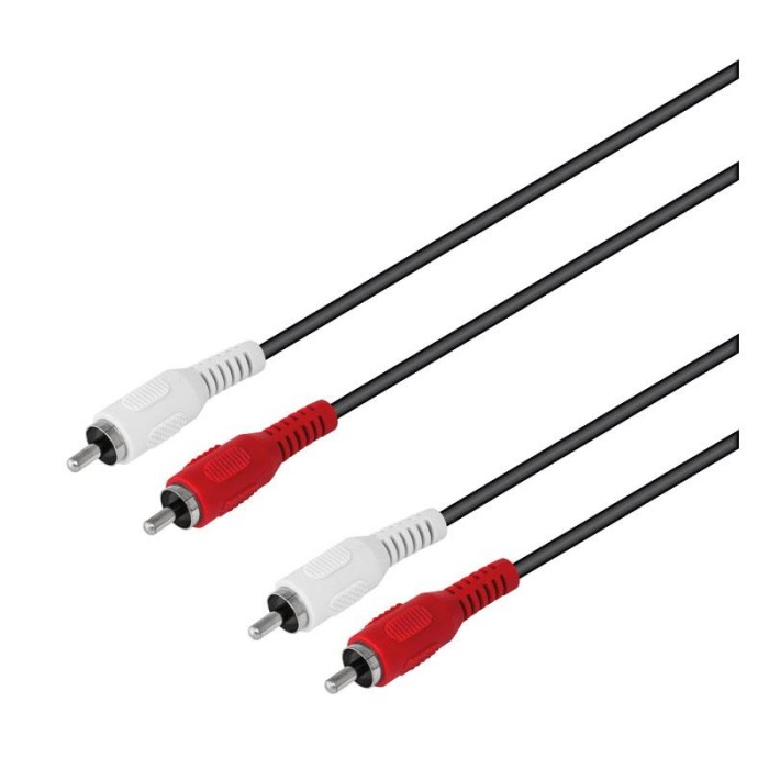 Conexion 2xRCA/M a 2xRCA/M  10 Mts