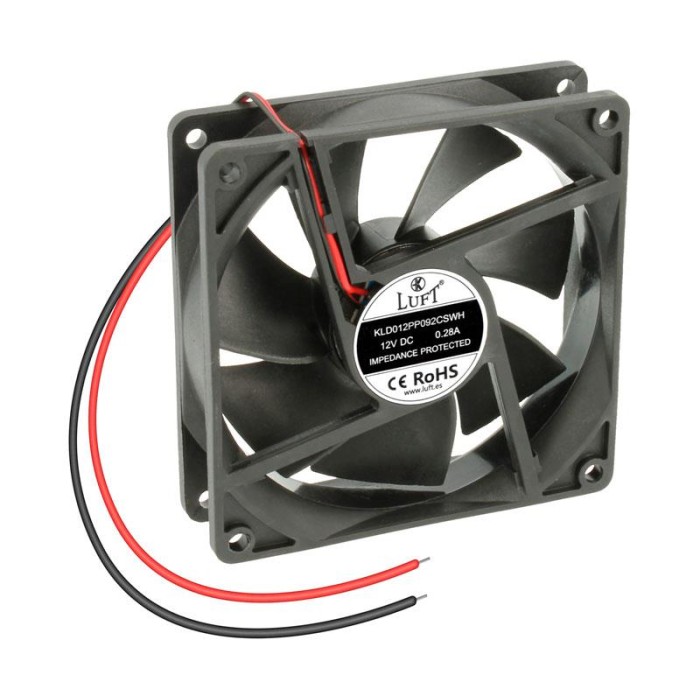 Ventilador  12V 92x92x30 3H COJINETE