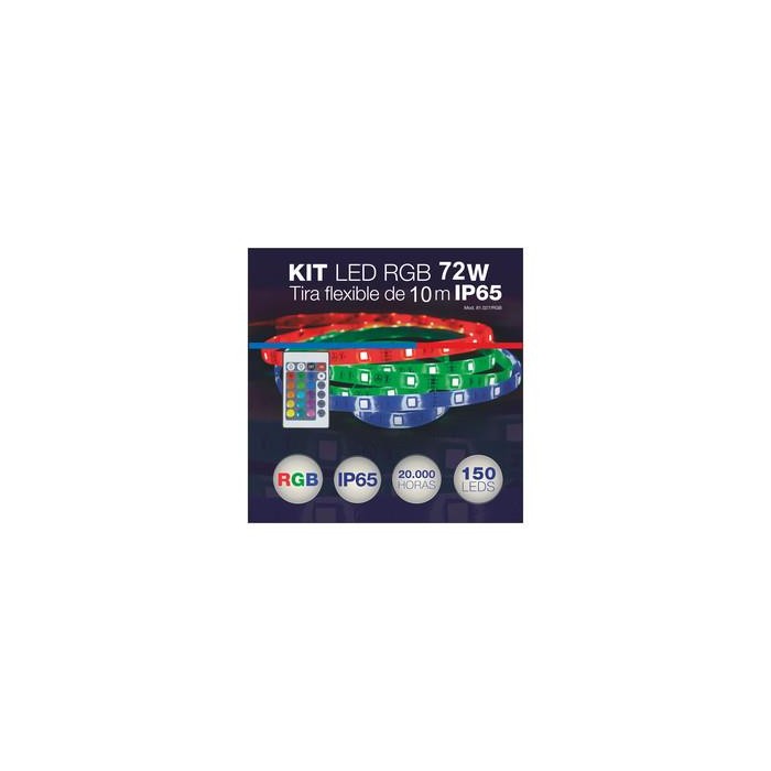 Led Kit CINTA Flexible 24V 10/MTS  RGB 