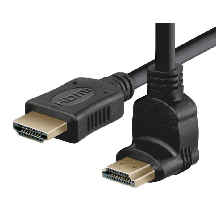 Conexion HDMI-M a HDMI-M v1.4   1.8 Mts   "Recto/Acodadodo 90º"