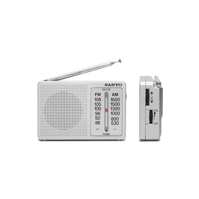 Radio SANYO AM/FM KS106SIL