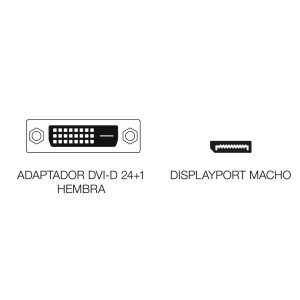 Adaptador DVI 24+1/H a...