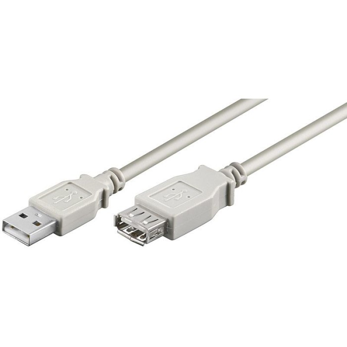 Conexion USB A/M a A/H  5 Mts  2.0