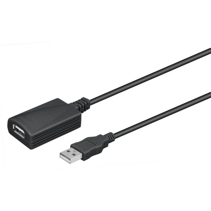 Conexion USB A/M a A/H  5Mts  2.1 "ACTIVA"