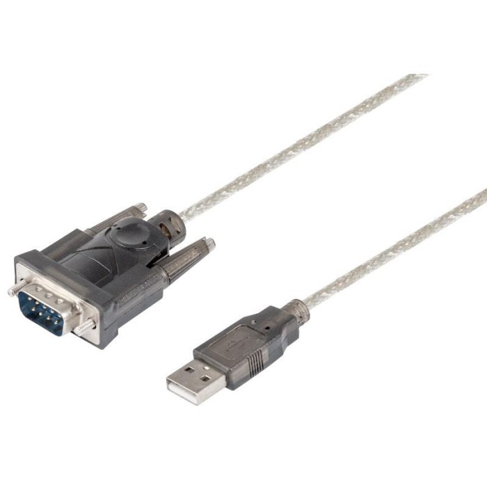 Adaptador USB A/M a SERIE RS-232 DB9-M