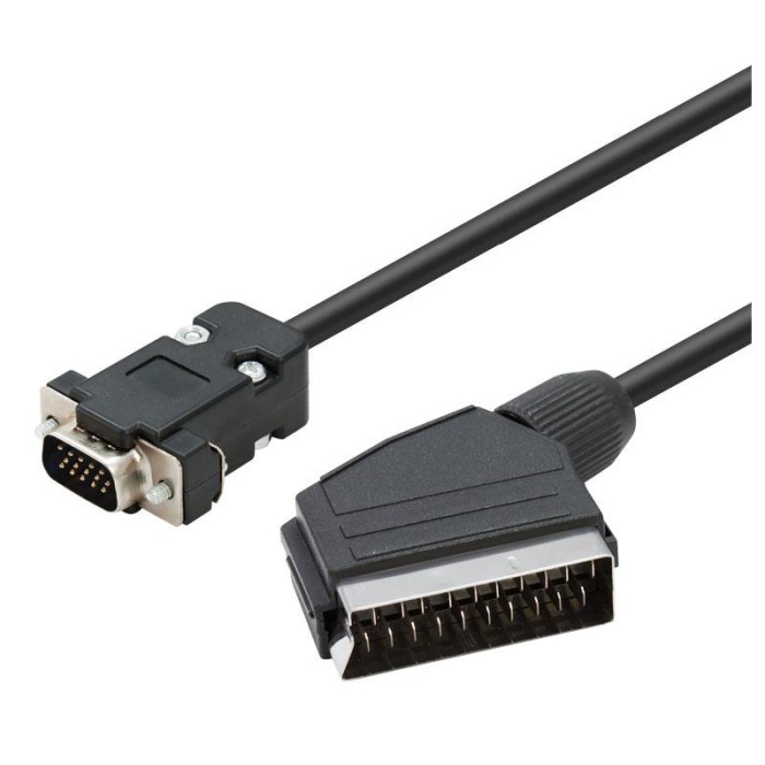 Conexion VGA/M a EUROCONECTOR /M 2.0mts