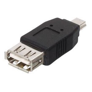 Adaptador USB A/H a Mini USB M