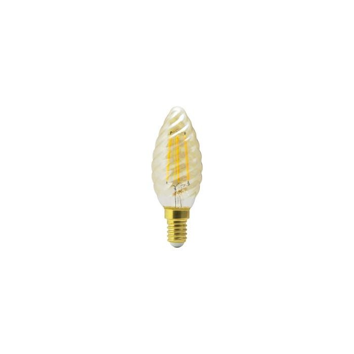 Bombilla Led E14 Vintage Vela Rizada 4W