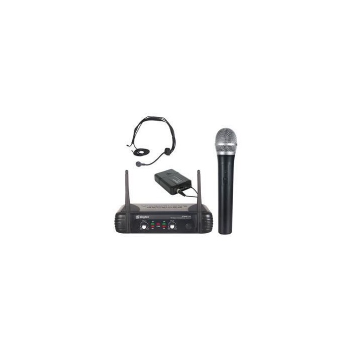Microfono Inalambrico SKYTEC STWM-712C   1/MANO+1/CABEZA