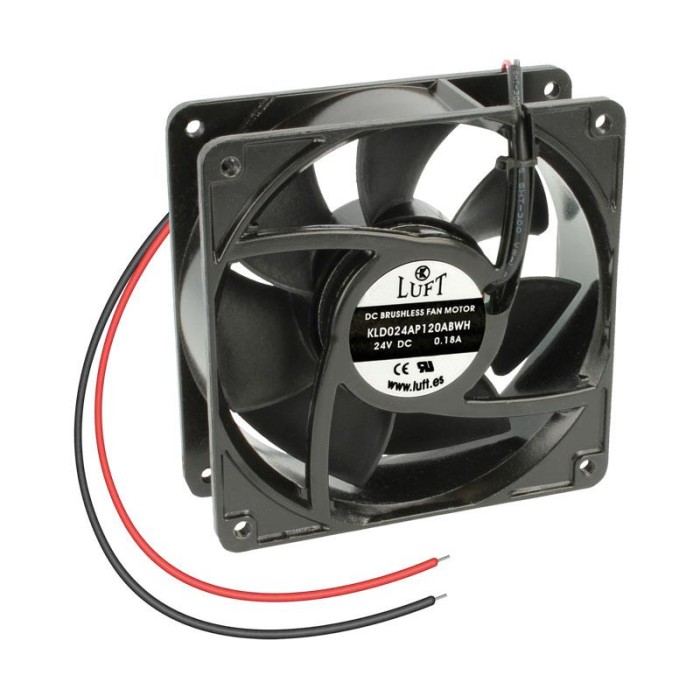 Ventilador  24V 12x12x38