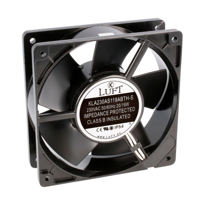 Ventilador  220V 12x12x38  2H Rodamiento Metalico 85º