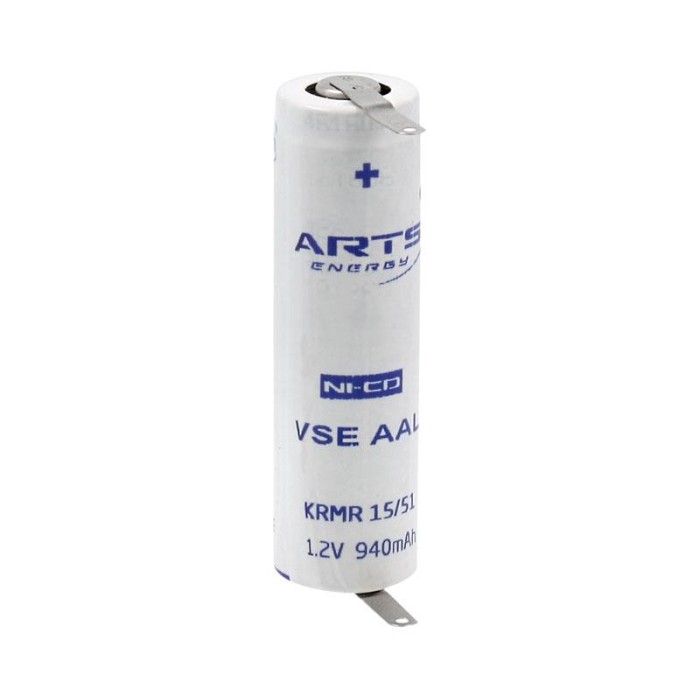 Bateria Pack AAx1 1.2V  940mAh NI/CD Con Terminales