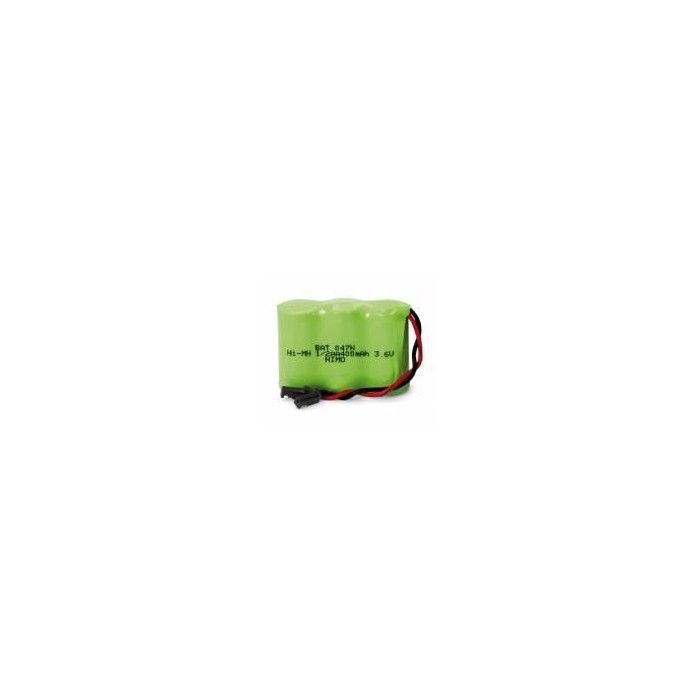 Bateria Pack AA-1/2x3 3.6V 400MA NI/MH  T-107