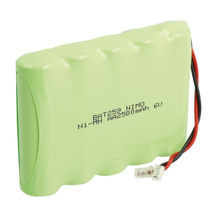 Bateria Pack AAx5 6.0V 2500MA NI/MH