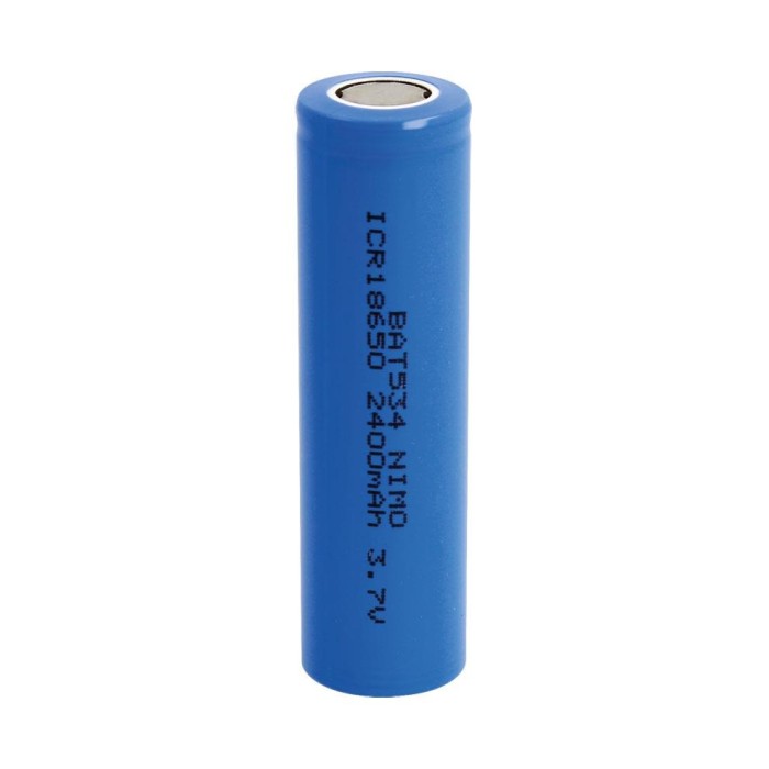 Bateria LITIO-ION 3.7V 2400mAh ICR18650 S Circuito. CTROL