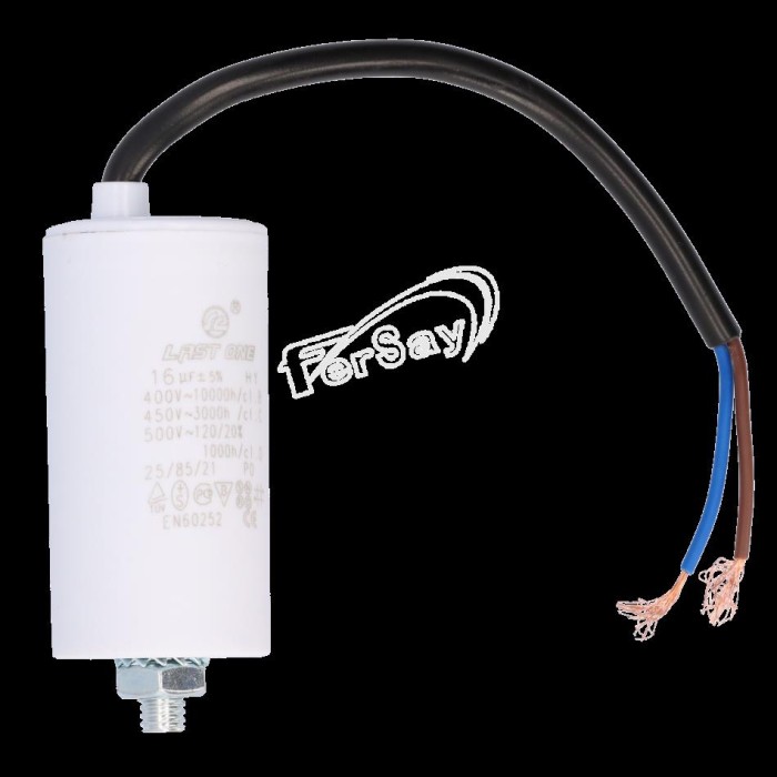 Condensador Permanente  16µF 450V Con Cable