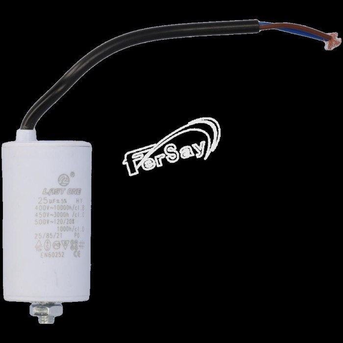 Condensador Permanente  25µF 450V Con Cable