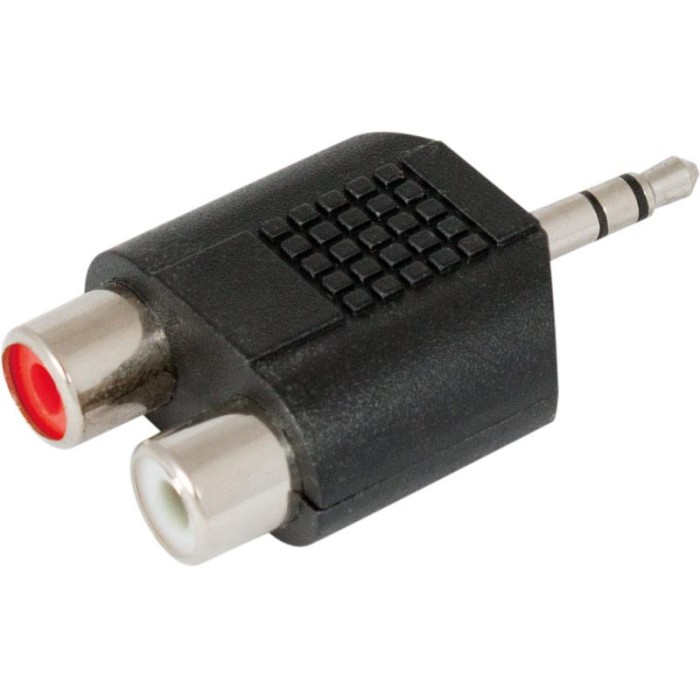 Adaptador 3.5mm St/M  a RCA/Hx2