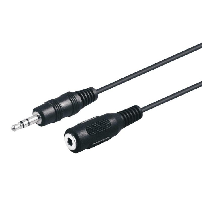 Conexion Jack 3.5mm/M ST a 3.5mm/H   3 Mts